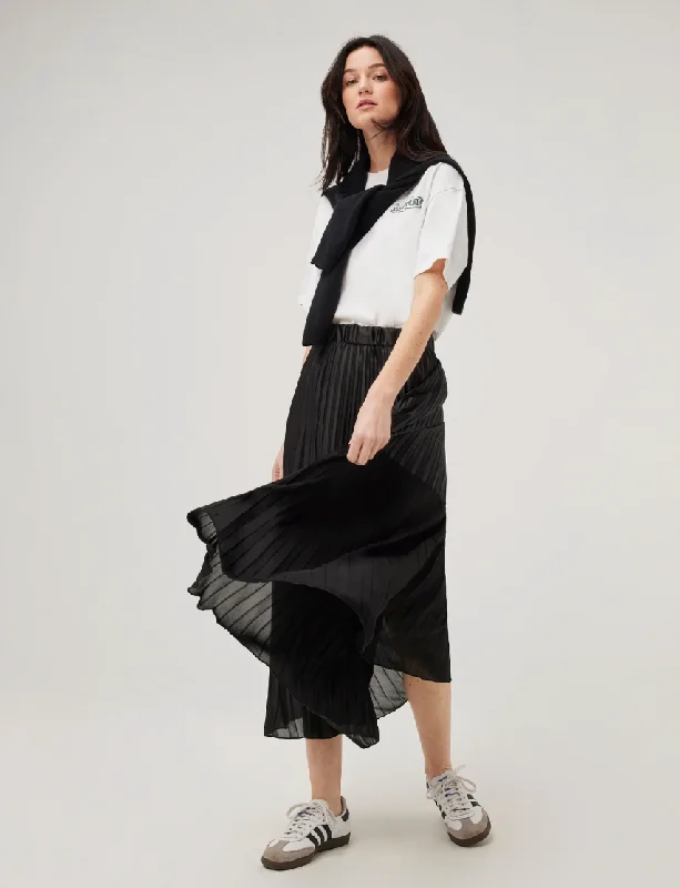 TULIP SKIRT high slit skirt
