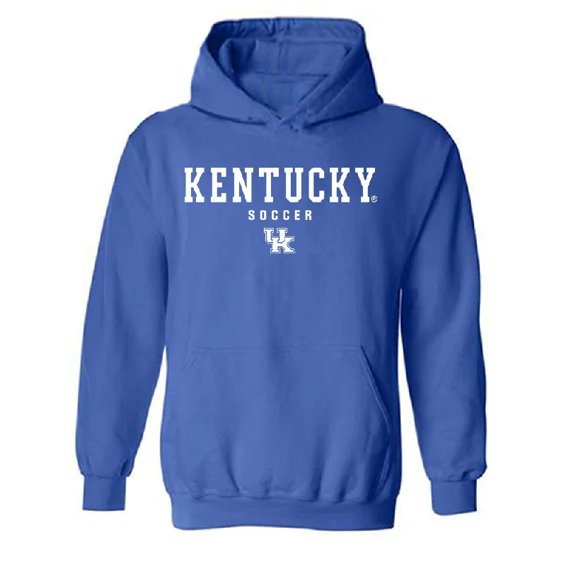 Kentucky - NCAA Women's Soccer : Sydni Fink - Generic Shersey Hooded Sweatshirt Hoodie with Reflective Safety Nightwear