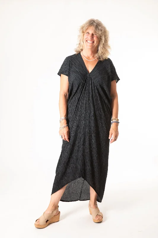 Libra Black Cocoon Dress Tunics Trendy modern