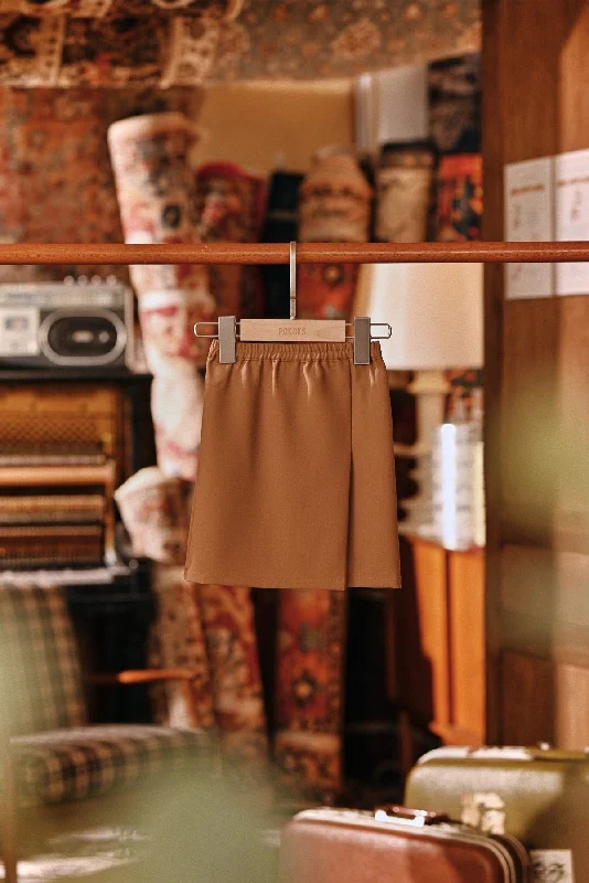 The Akar Kita Babies Folded Skirt - Latte lace skirt romantic