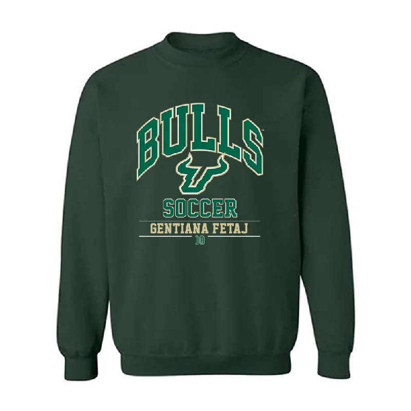 USF - NCAA Women's Soccer : Gentiana Fetaj - Classic Fashion Shersey Crewneck Sweatshirt Hoodie with Logo Branding Identity