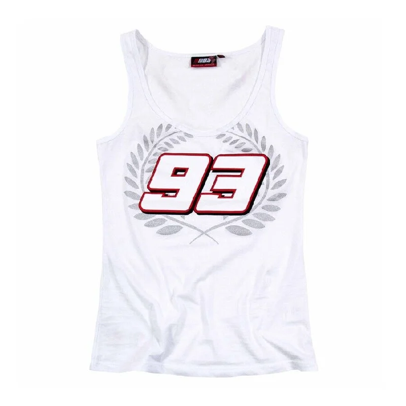 Official Marc Marquez 93 White Womans Tank Top - Mmwtt 149 06 bronze tank top