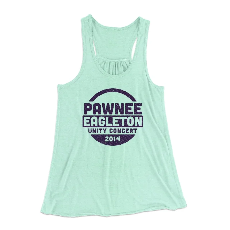 Pawnee Eagleton Unity Concert Women's Flowey Tank Top yoga tank top