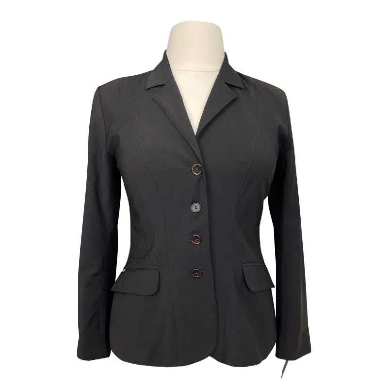 Winston Equestrian Classic Competition Coat in Black - Women's EU 44R (US 12R) Off-the-Shoulder Jacket Double-Breasted Coat Single-Breasted Coat