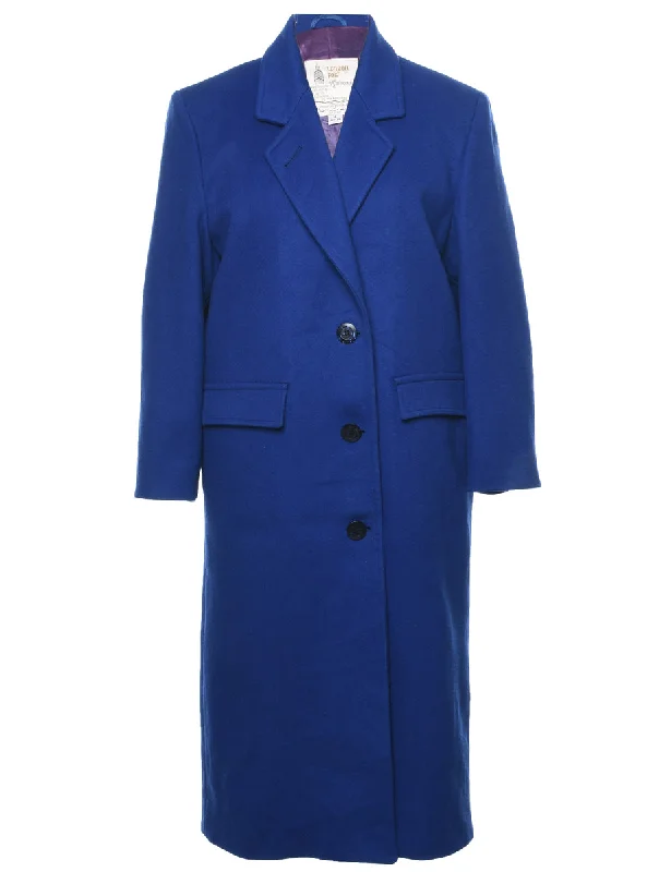 London Fog Wool Coat - L Sleeveless Short Sleeve Long Sleeve