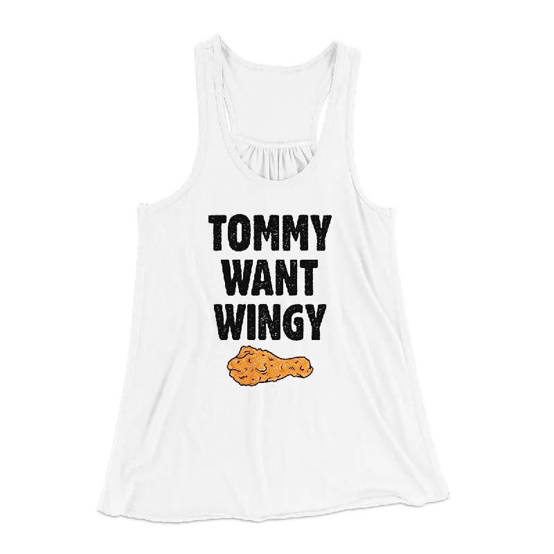 Tommy Want Wingy Women's Flowey Racerback Tank Top summer tank top
