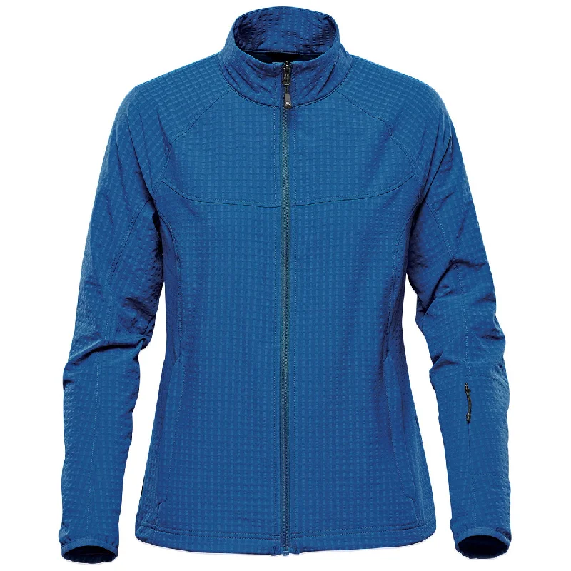 Stormtech Women's Classic Blue Kyoto Jacket Trench Coat Raincoat Waterproof Jacket