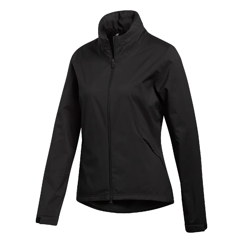 Adidas Rain.Rdy Black Womens Golf Jacket Anorak Shell Jacket Lightweight Jacket
