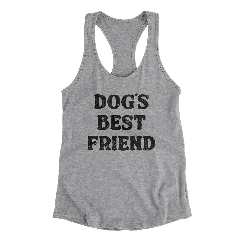 Dog’s Best Friend Women's Racerback Tank lace back tank