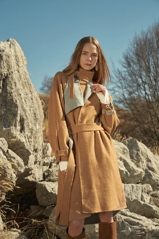 Double Beaver Long Coat Coat Overcoat Trench Coat