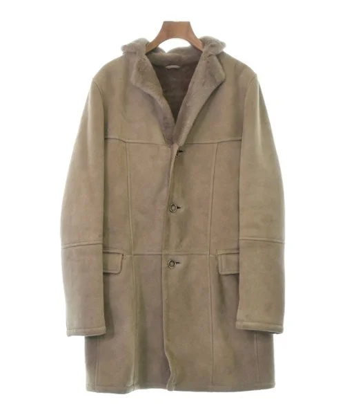 EMMETI Sheepskin coats Raincoat Turtleneck Coat Wrap Coat