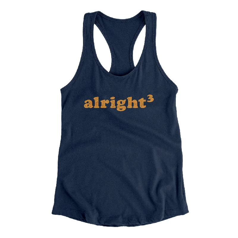 Alright Cubed Women's Racerback Tank coral tank top
