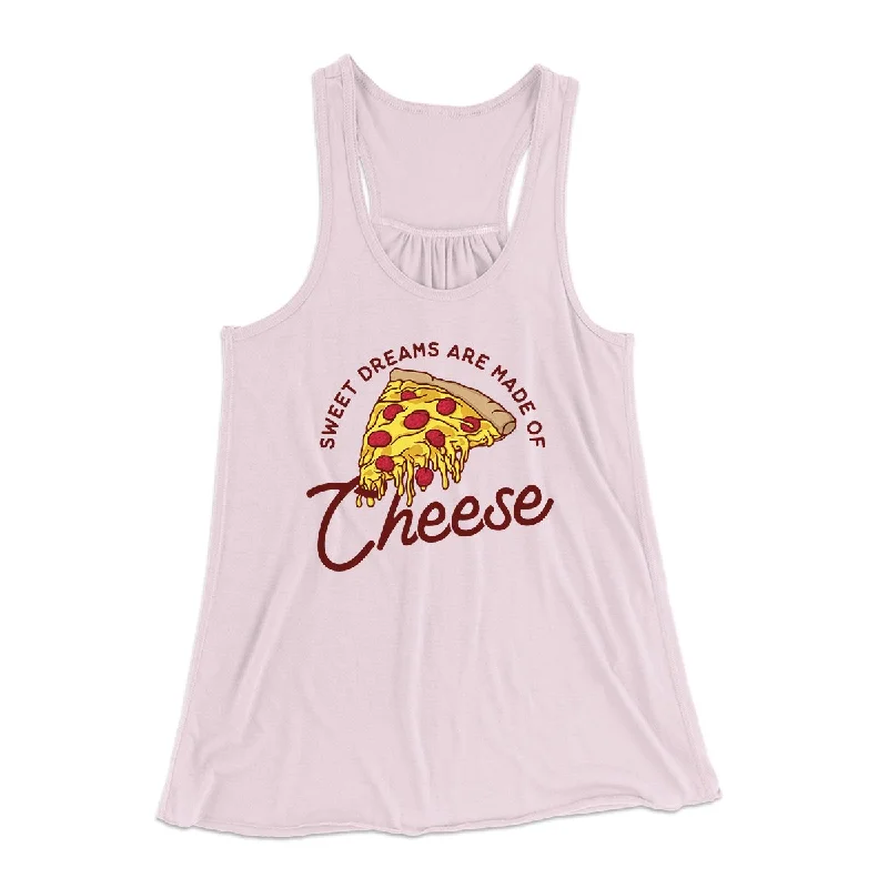 Sweet Dreams Are Made Of Cheese Women's Flowey Tank Top crew neck tank