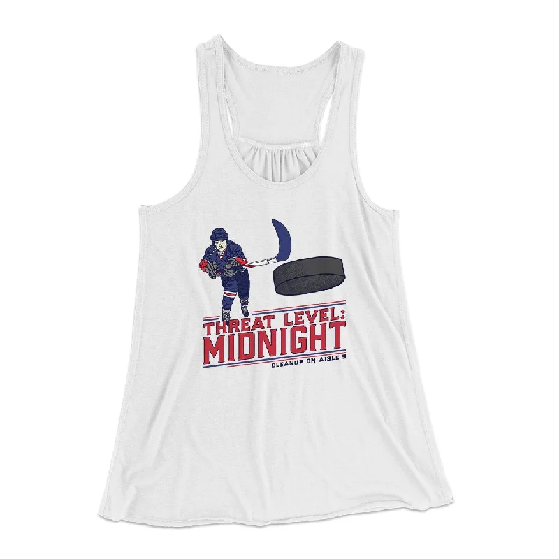 Threat Level: Midnight Women's Flowey Tank Top activewear tank top