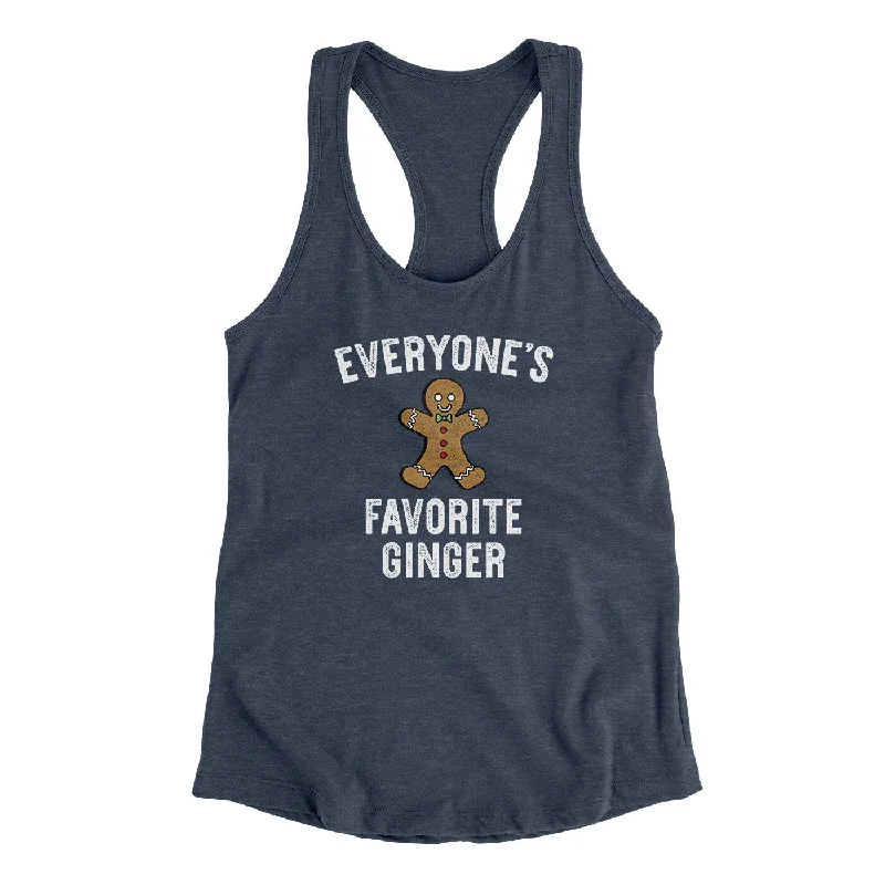 Everyone’s Favorite Ginger Women's Racerback Tank flirty tank top