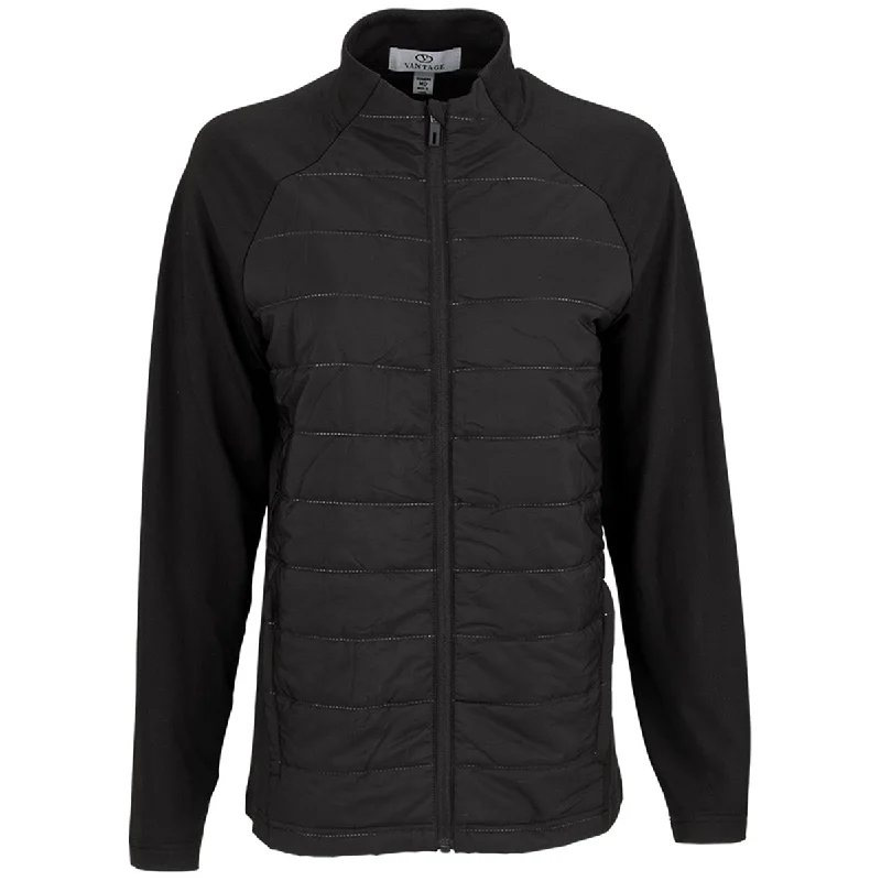 Vansport Women's Black Ninja Jacket Fitted Jacket Loose Jacket Oversized Jacket