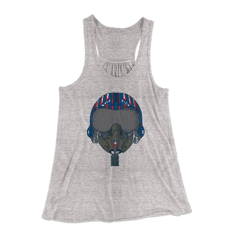Maverick Helmet Women's Flowey Tank Top striped tank top