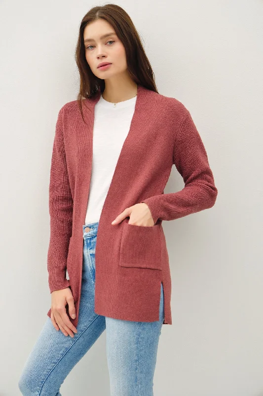Jayna Ribbed Open Cardigan- 2 Colors! Long Cardigan Short Cardigan Medium Cardigan