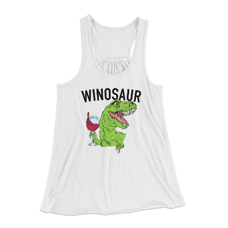 Winosaur Funny Women's Flowey Tank Top crew neck tank