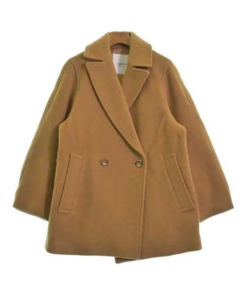 emmi atelier Pea Coats Hooded Jacket Zipper Jacket Button Jacket