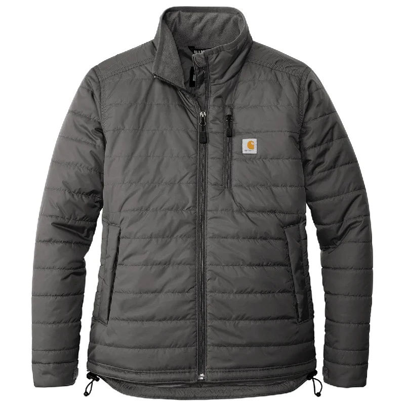 Carhartt Women's Shadow Grey Gilliam Jacket Wool Jacket Cashmere Jacket Tweed Jacket
