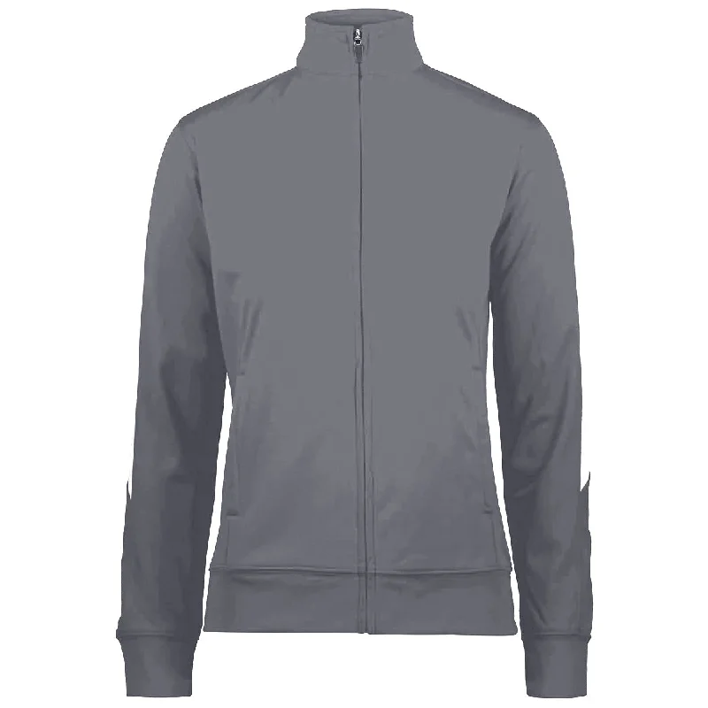 Augusta Women's Graphite/White Medalist Jacket 2.0 Oversized Jacket Tailored Jacket Straight Jacket