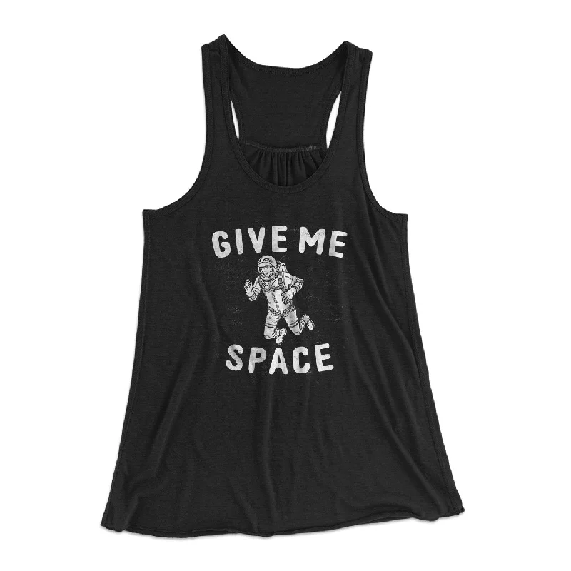 Give Me Space Women's Flowey Tank Top lime green tank
