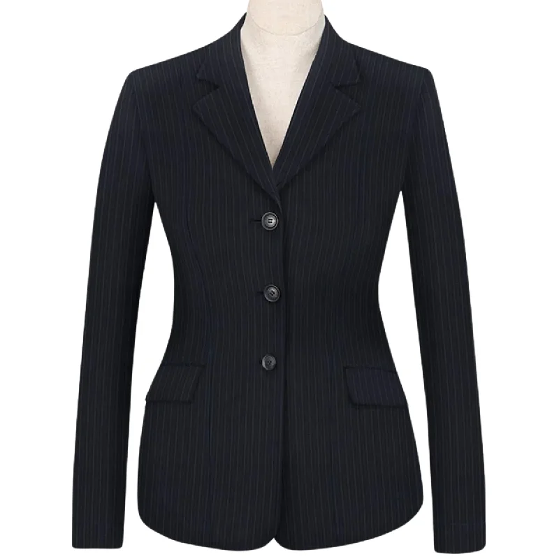 RJ Classics 'Monterey' Orange Label Show Coat in Black Stripe - Women's 4R Vest Waistcoat Gilet