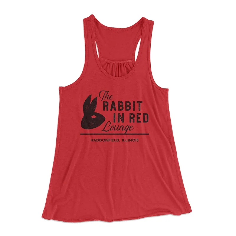 The Rabbit in Red Lounge Women's Flowey Tank Top open back tank
