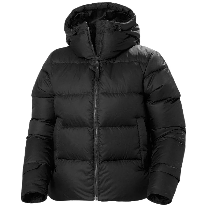 Helly Hansen Women's Black Essence Down Jacket Oversized Jacket Tailored Jacket Straight Jacket