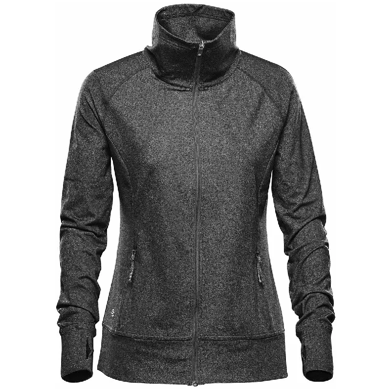 Stormtech Women's Graphite Heather Pacifica Jacket Oversized Jacket Tailored Jacket Straight Jacket