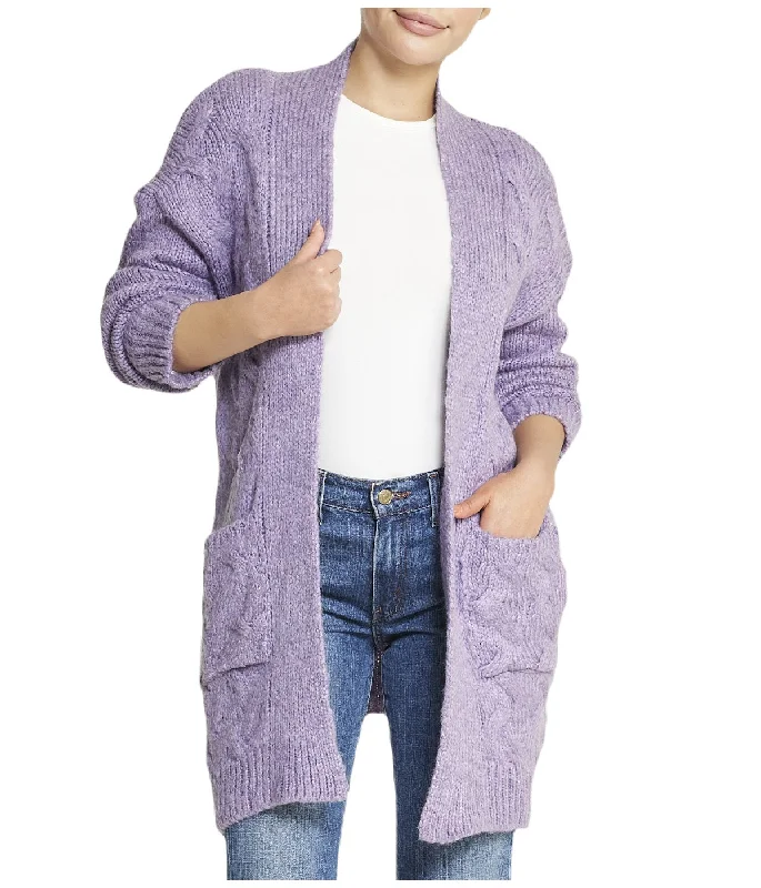 Cable Flyaway Cardigan Anti-Pilling Anti-Shrink Durable