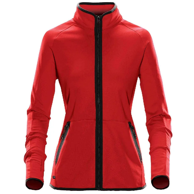 Stormtech Women's Bright Red Mistral Fleece Jacket Anorak Shell Jacket Lightweight Jacket