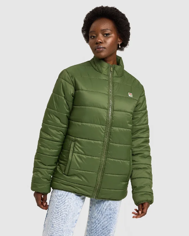 Unisex Marlo Puffer Jacket Collared Jacket Crew Neck Jacket Turtle Neck Jacket