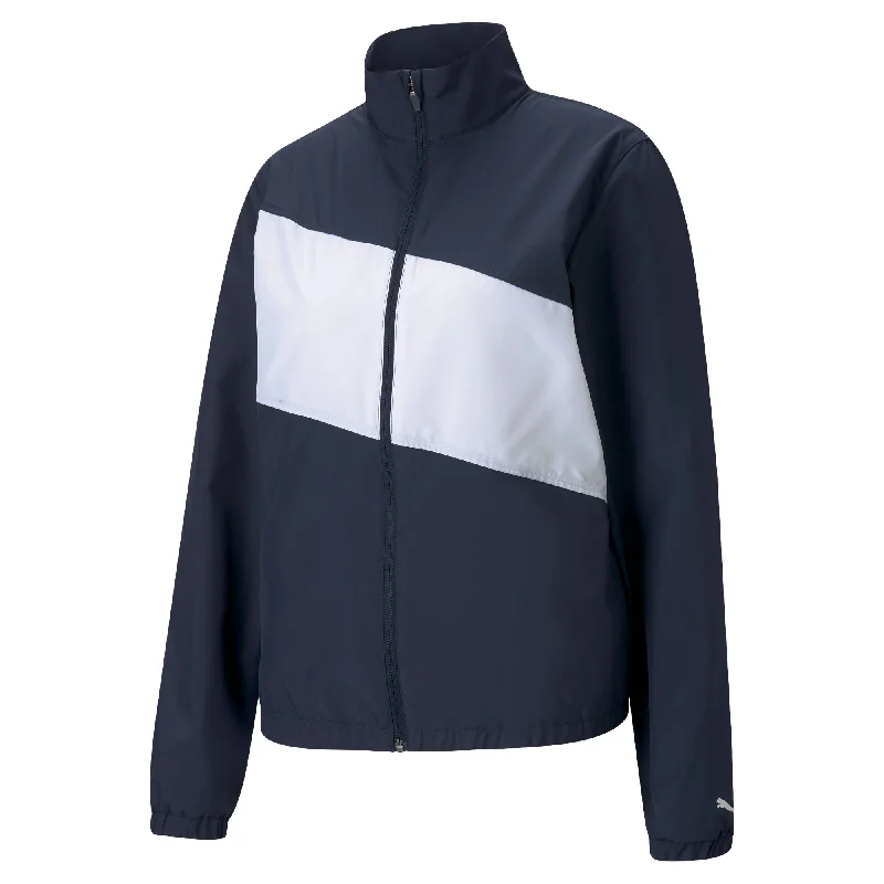 Puma First Mile Wind Womens Golf Jacket Belted Jacket Elasticated Jacket Padded Jacket