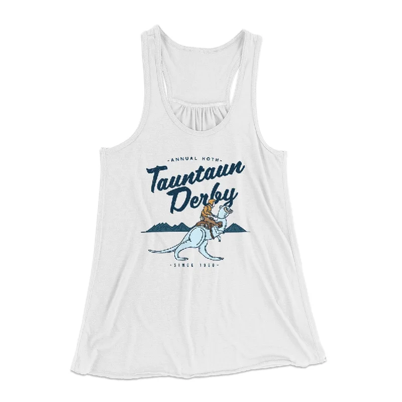 Tauntaun Derby Women's Flowey Tank Top basic tank top