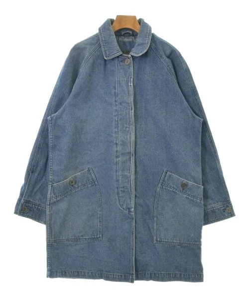 Eddie Bauer Soutien collar coats Bomber Denim Leather