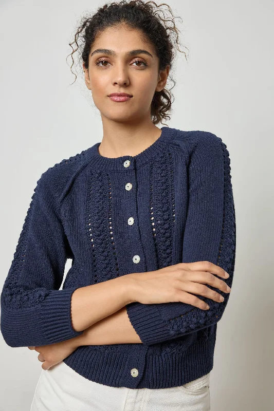 Raglan Cardigan - Lilla P Nylon Fabric Polyester Fabric Spandex Fabric
