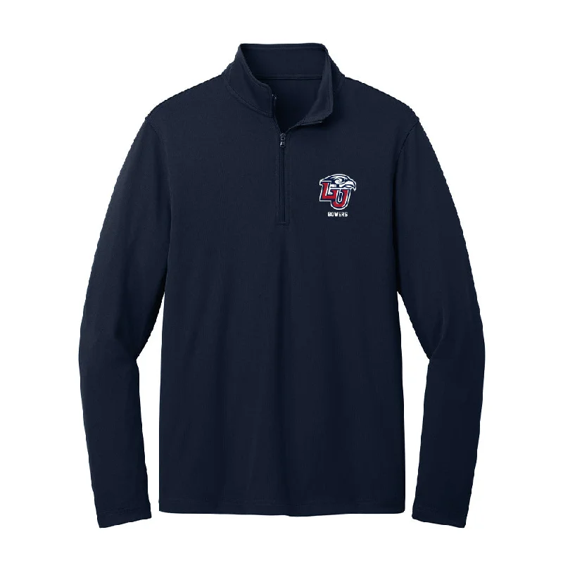 Liberty - NCAA Women's Track & Field : Mia Bowers - Lightweight Quarter Zip Jacket Fleece Jacket Down Jacket Parka