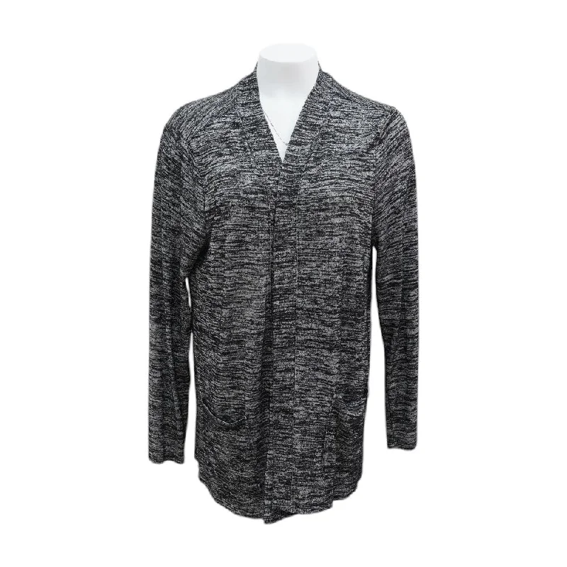 Gray Misc Cardigan Sweater Thin Thick Dense