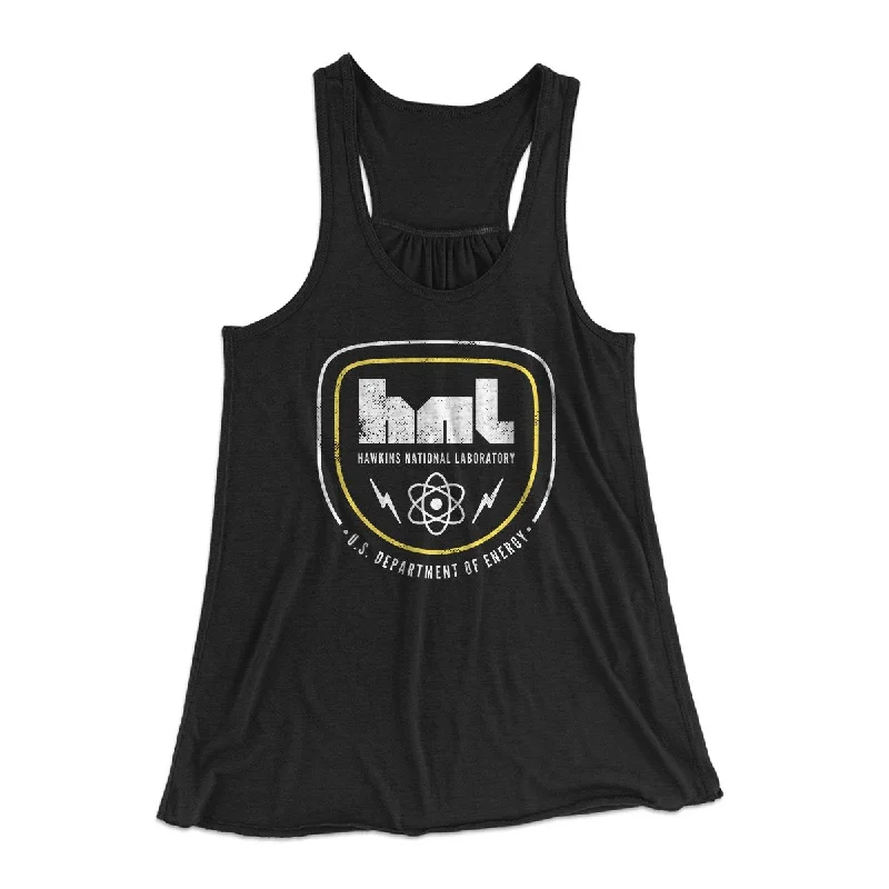 Hawkins National Laboratory Women's Flowey Tank Top lace back tank