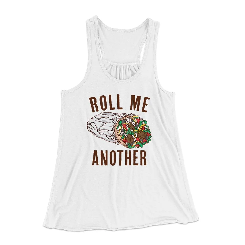 Roll Me Another Funny Women's Flowey Tank Top halter tank top