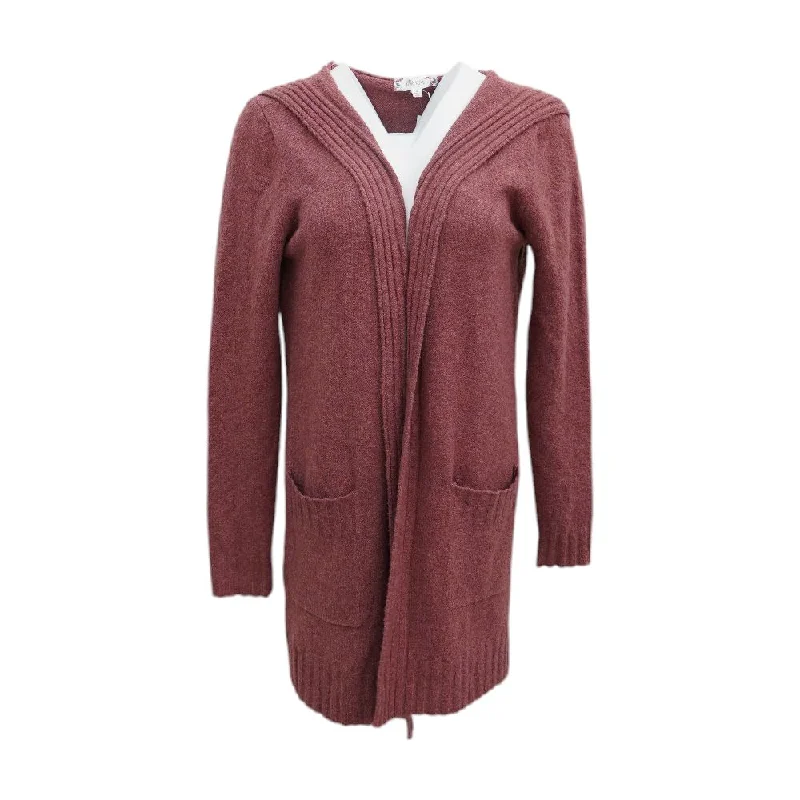 Mauve Solid Cardigan Sweater Button Cardigan Zip Cardigan Pullover Cardigan