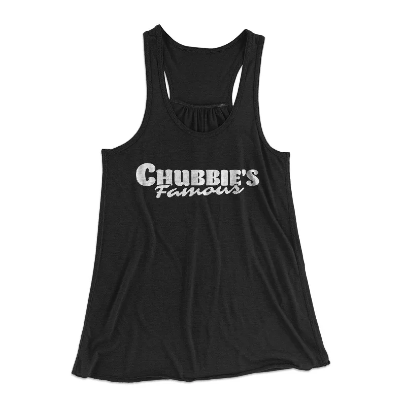 Chubbie's Famous Women's Flowey Tank Top chic tank top