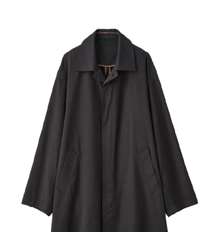 High End- washer long Soutien Collar Coat/Black Stole Shawl Scarf