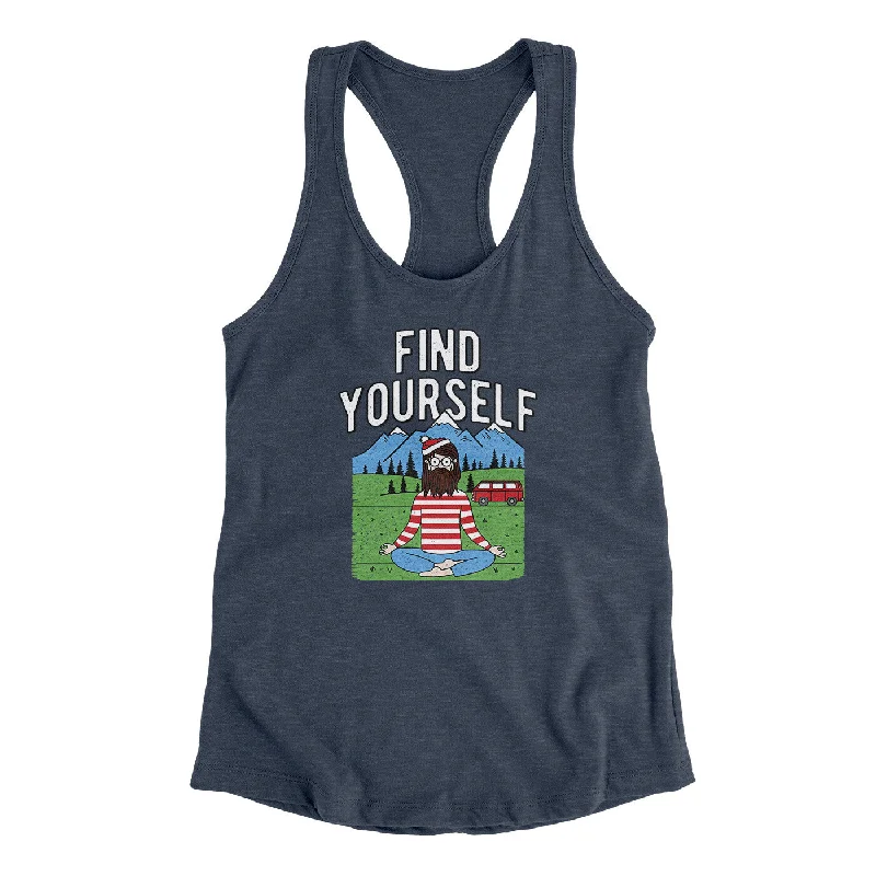 Find Yourself Women's Racerback Tank cutout tank top