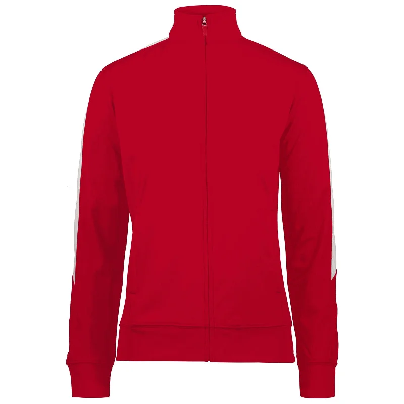 Augusta Women's Red/White Medalist Jacket 2.0 Print Jacket Jacquard Jacket Patchwork Jacket