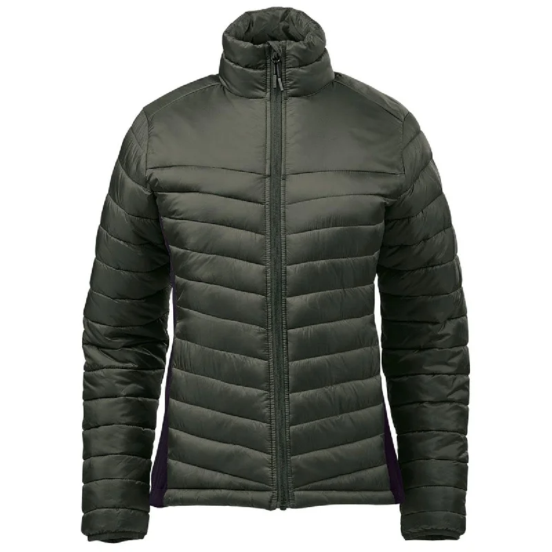 Stormtech Women's Spruce/Mallard Montserrat Thermal Jacket Satin Fabric Silk Fabric Chiffon Fabric