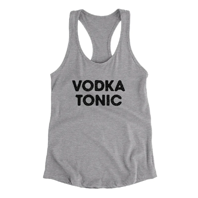 Vodka Tonic Women's Racerback Tank lemon yellow tank