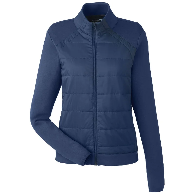 Spyder Women's Frontier Impact Full Zip Jacket Boat Neck Shawl Collar Notched Collar